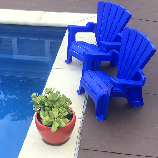 Kids plastic hot sale adirondack chair